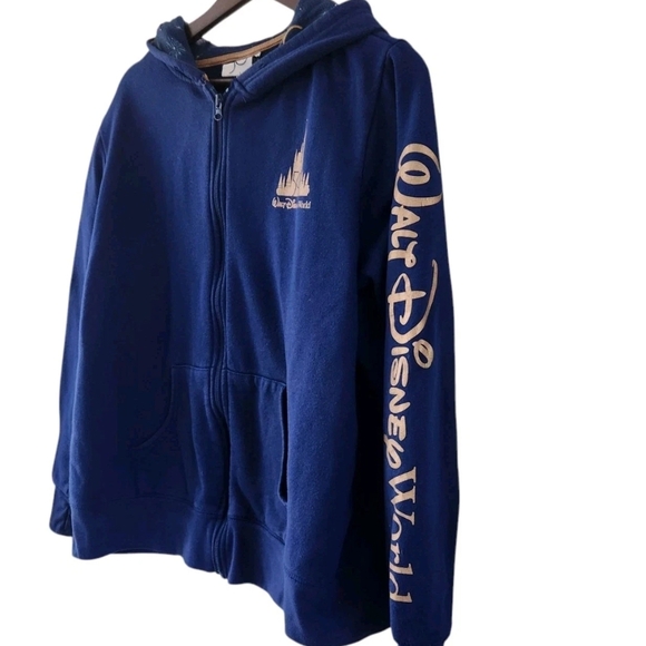 Walt Disney World 50th Anniversary Zip Up Hoodie Mickey Mouse & Friends 1X - Picture 6 of 10